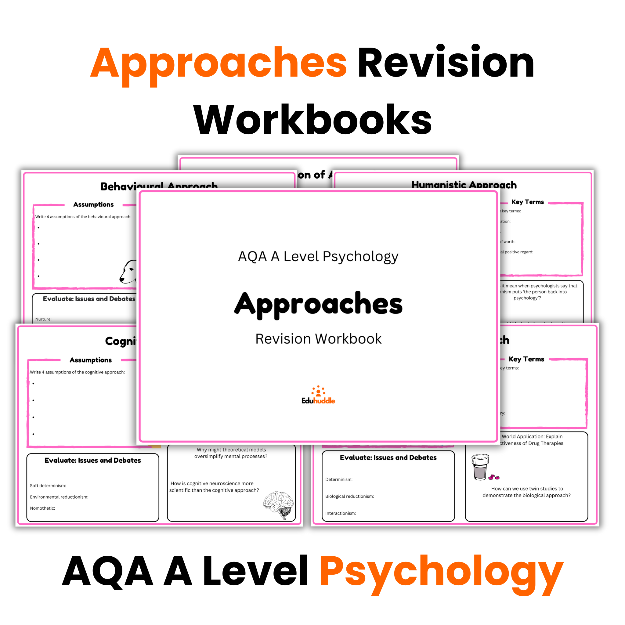 Approaches Revision Workbook | A Level Psychology (AQA)