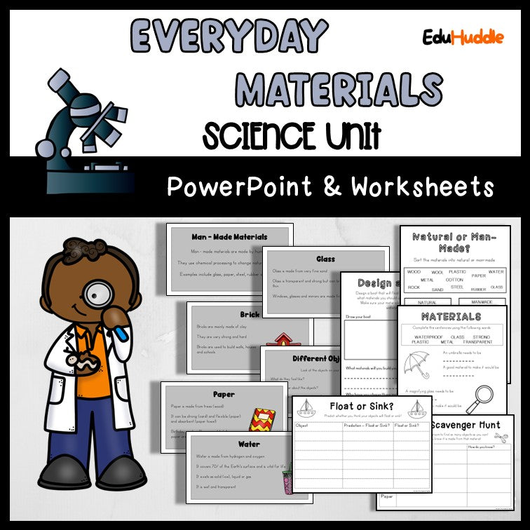 Year 1 Science BUNDLE | Science PowerPoint and Worksheets |