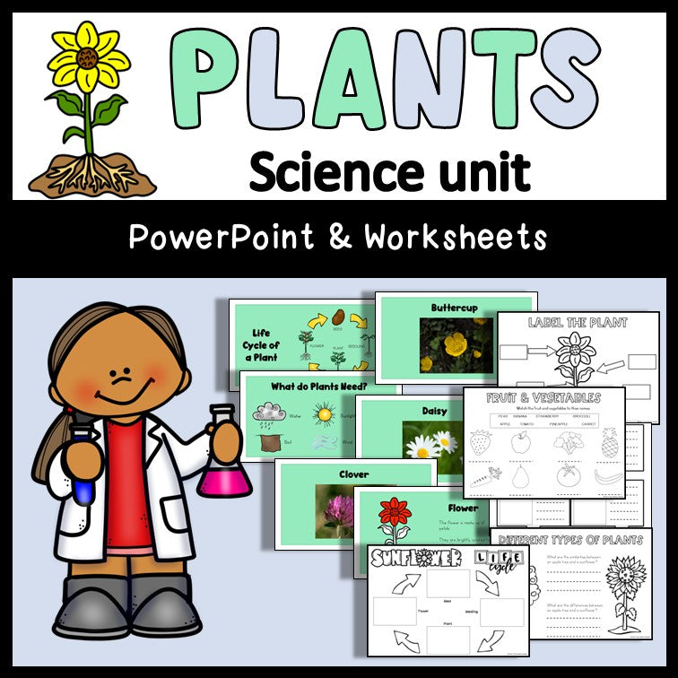 Year 1 Science BUNDLE | Science PowerPoint and Worksheets |